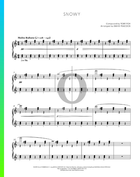 Snowy Sheet Music