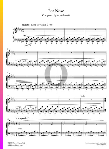 For Now Sheet Music
