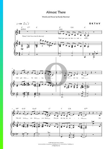 Almost There Sheet Music
