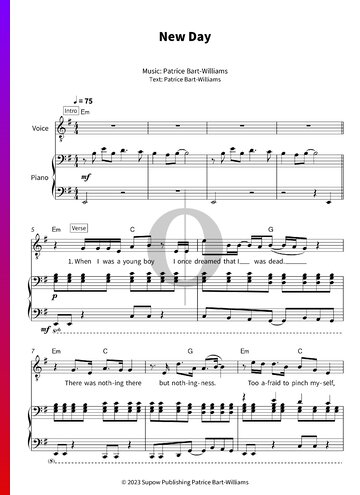 New Day Sheet Music