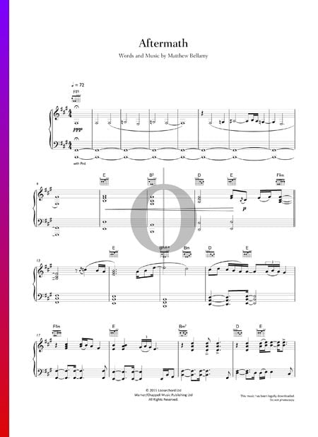 Aftermath Sheet Music