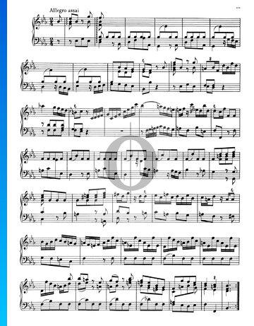 Sonata n.º 5, Wq 49: 3. Allegro assai Partitura