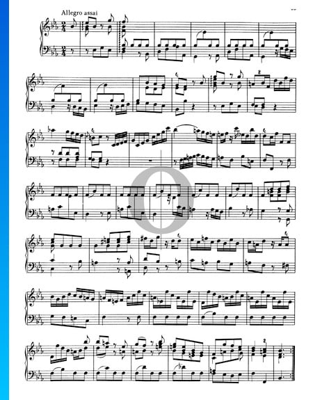 Sonate Nr. 5, Wq 49: 3. Allegro assai Musik-Noten