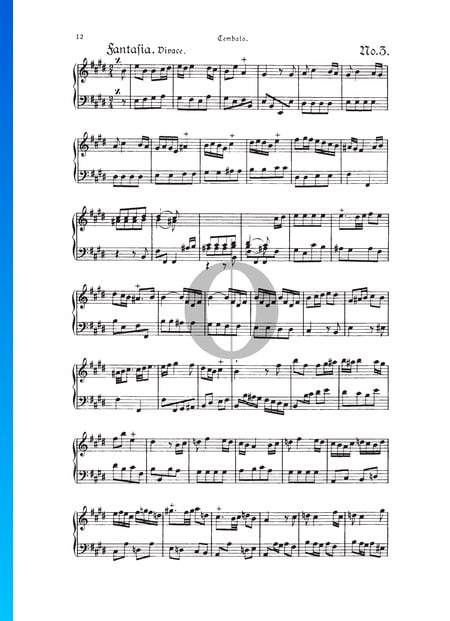 Fantasia, TWV 33:3 Sheet Music