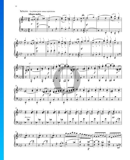 Grande Sonata (''Funeral March''), Op. 26: 2. Scherzo Sheet Music