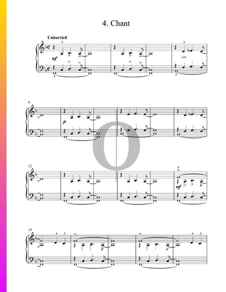 Chant Sheet Music