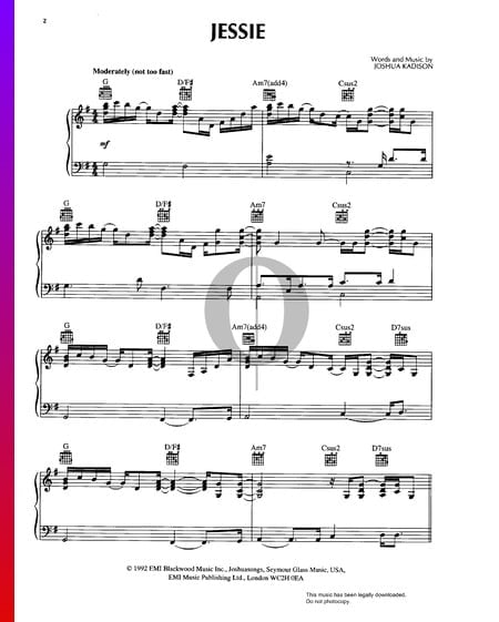 Jessie Sheet Music