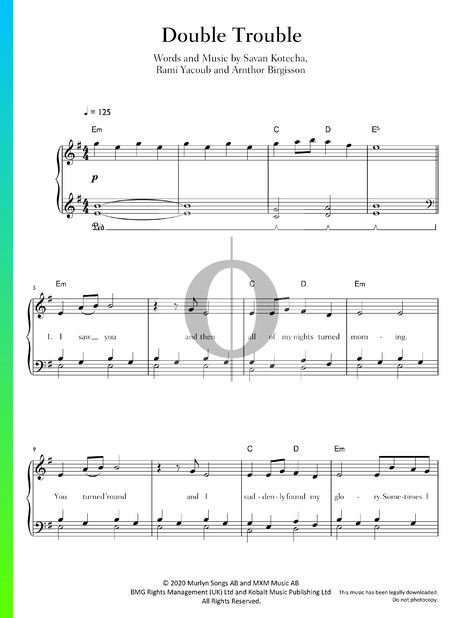 Double Trouble Musik-Noten