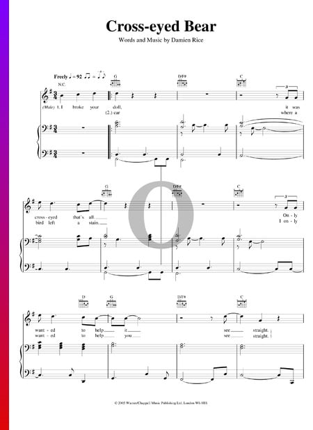 Cross-Eyed Bear Musik-Noten