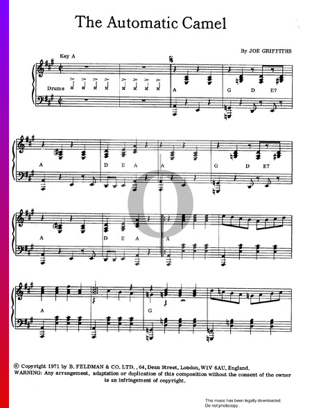 The Automatic Camel Sheet Music