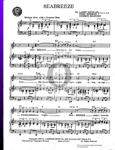 Seabreeze Musik-Noten