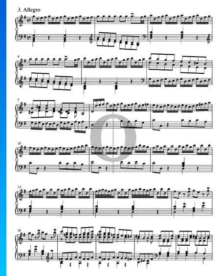 Concerto in G Major, BWV 973: 3. Allegro
