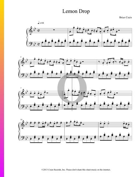 Lemon Drop Musik-Noten