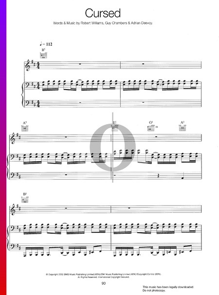 Cursed Musik-Noten