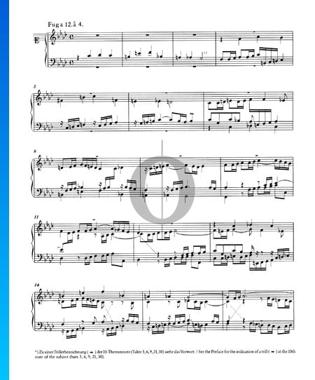 Fugue 12 Fa mineur, BWV 857