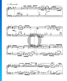 English Suite No. 1 A Major, BWV 806: 2. Allemande