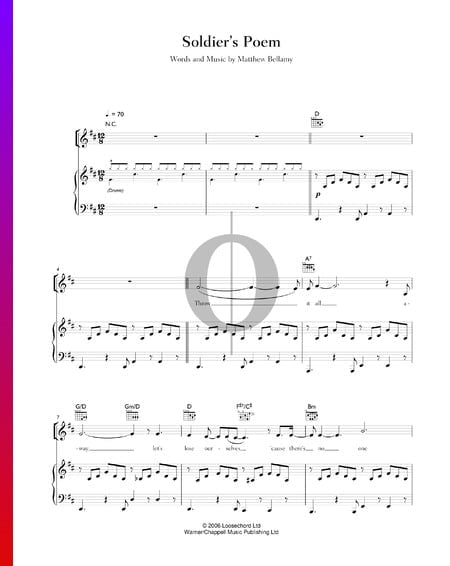 Soldier's Poem Sheet Music