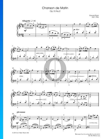 Chanson de Matin, Op. 15 No. 2