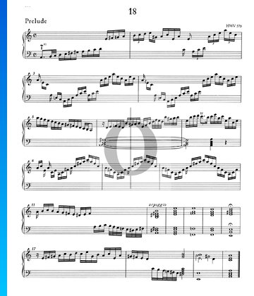 Suite A Minor, HWV 576: 1. Prelude Sheet Music