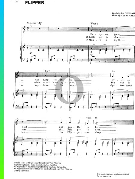 Flipper Sheet Music