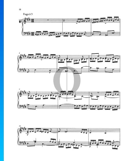 Fugue en Do dièse mineur, BWV 873