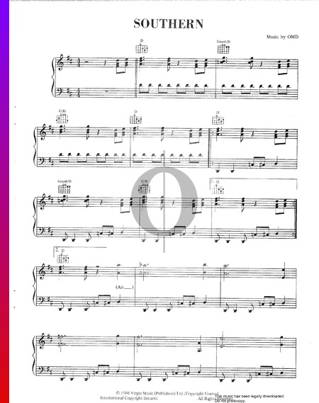 Southern Sheet Music