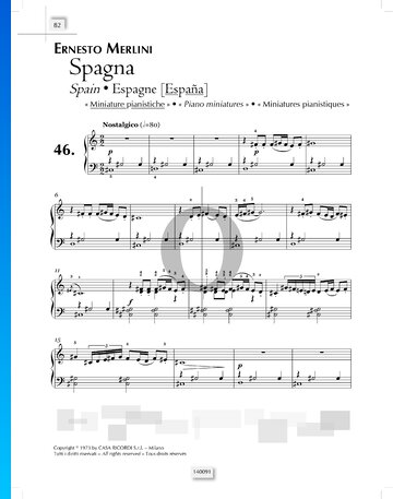 Spain Musik-Noten