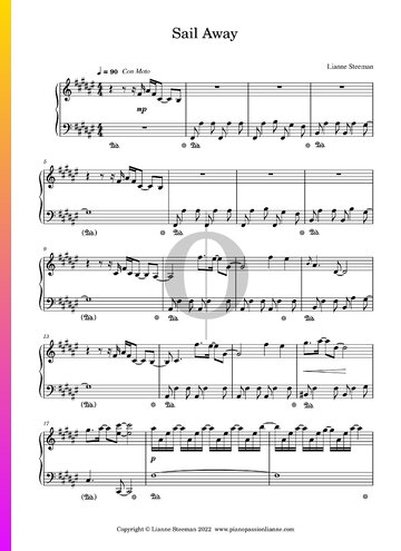 Sail Away Partitura