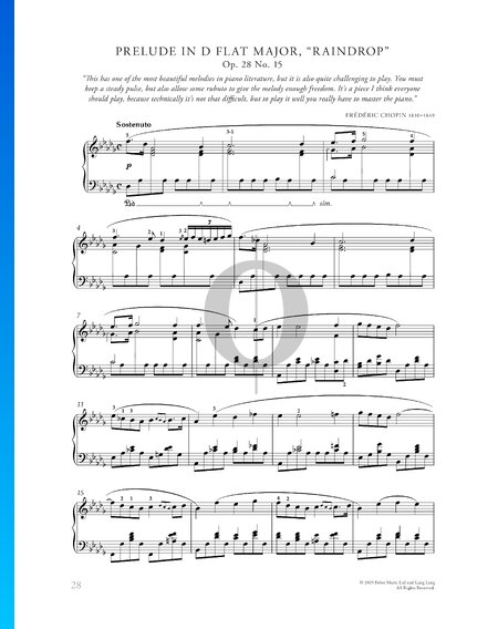 Regentropfen-Prélude, Op. 28 Nr. 15