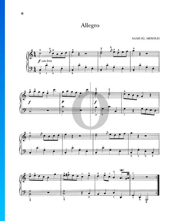 Allegro Sheet Music