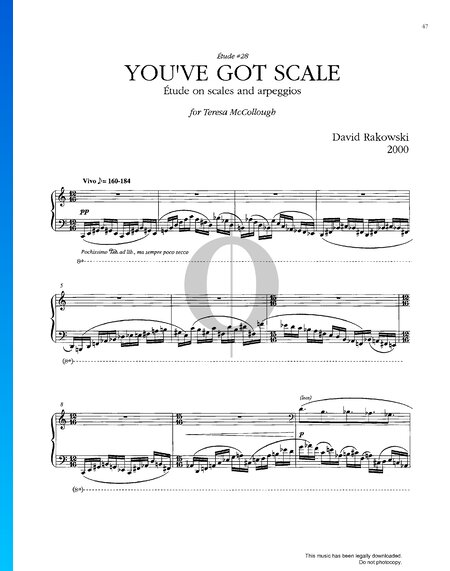 Études Book III: You've got scale