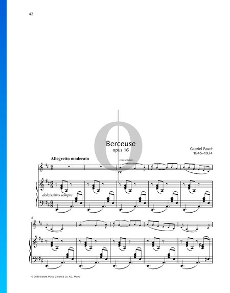 Berceuse, Op. 16