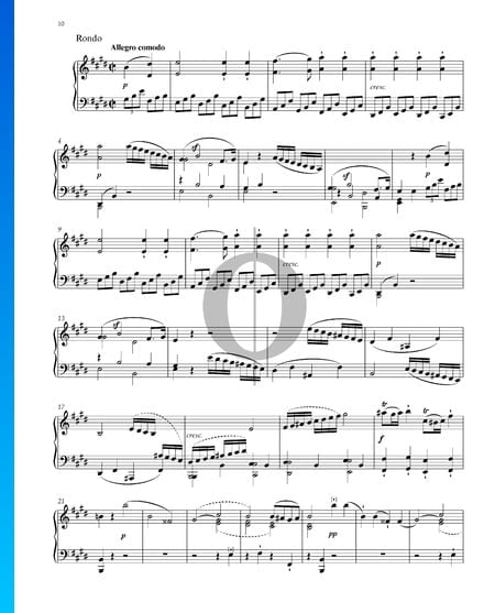 Sonata en mi mayor, Op. 14 n.º 1: 3. Rondó