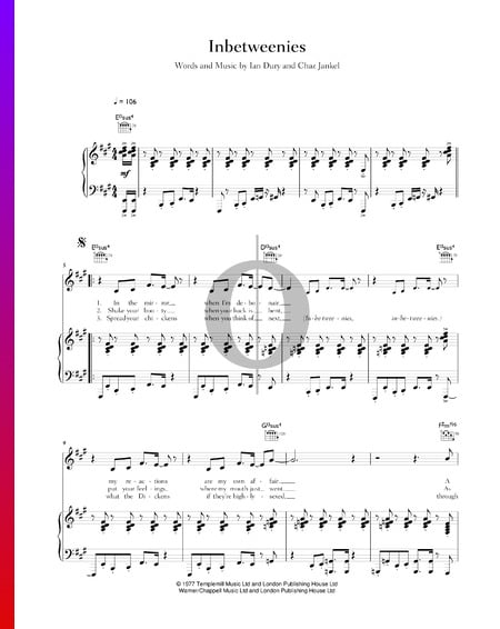 Inbetweenies Musik-Noten