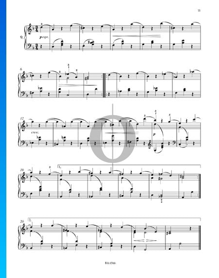 Seize Valses, Op. 39 No. 9 Partition