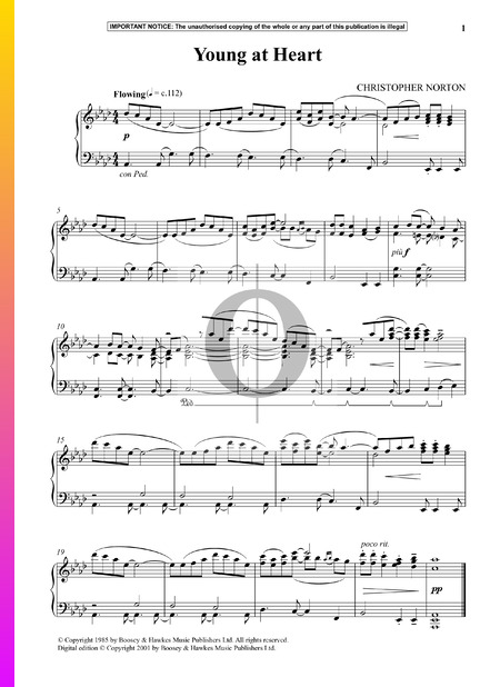 Young At Heart Sheet Music