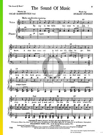 The Sound Of Music Sheet Music