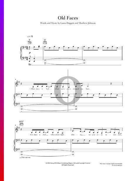 Old Faces Musik-Noten