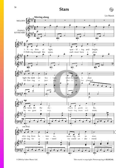 Stars Musik-Noten