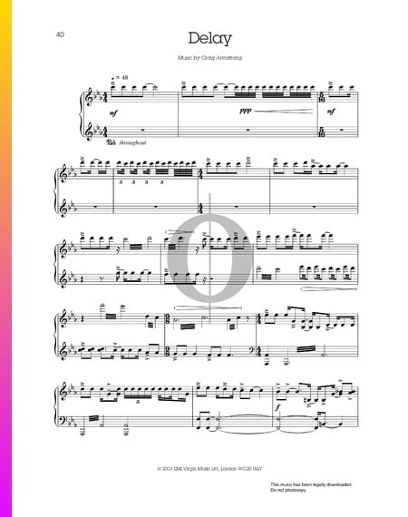 Delay Sheet Music