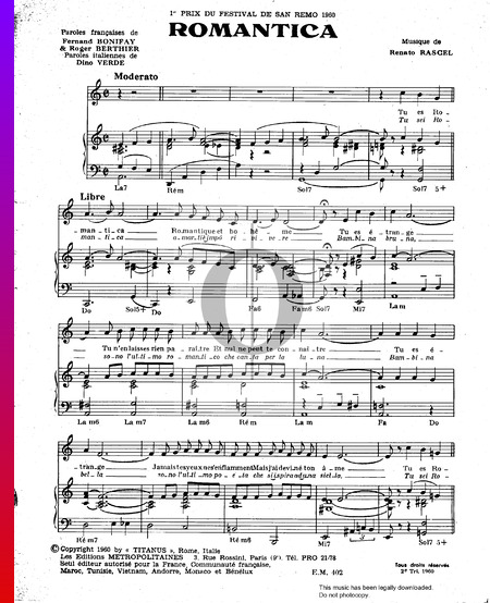 Romantica Partition