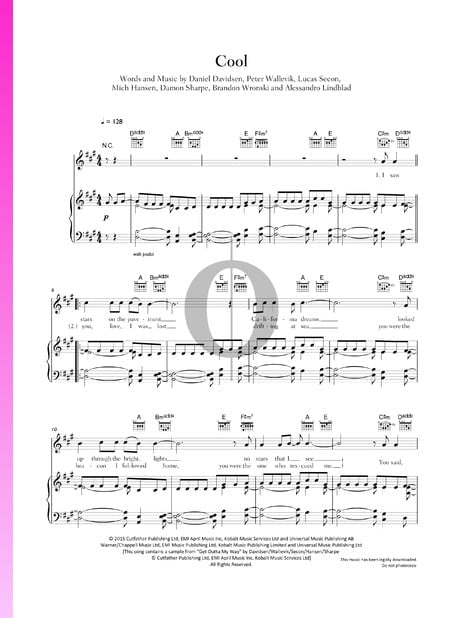 Cool Musik-Noten