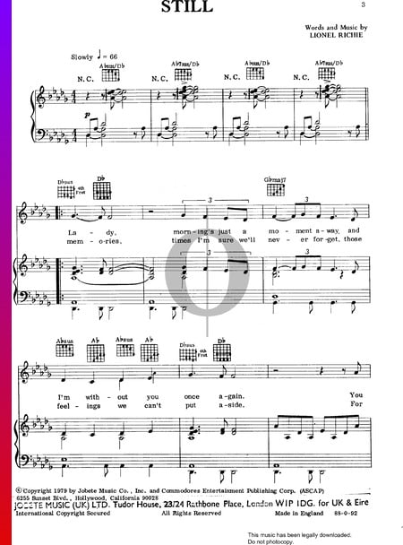 Still Musik-Noten