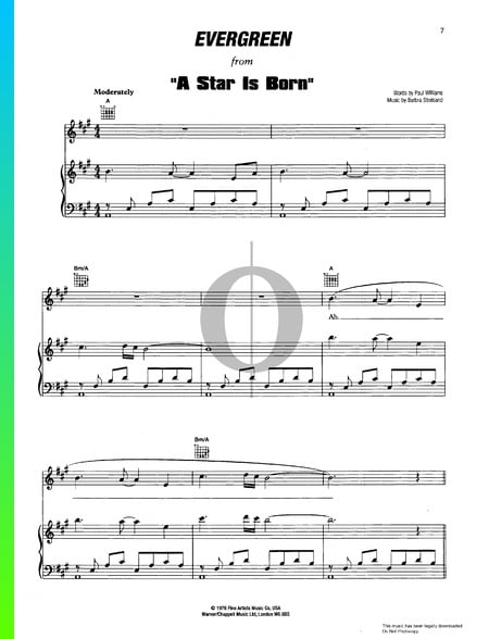 Evergreen Musik-Noten