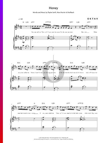 Honey Sheet Music