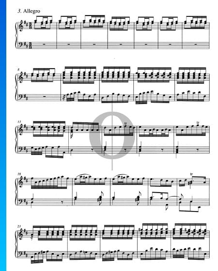 Concierto en re mayor, BWV 972: 3. Allegro