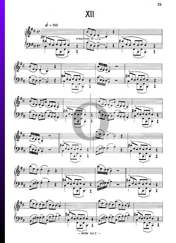 Rhythmische Studien XII Sheet Music