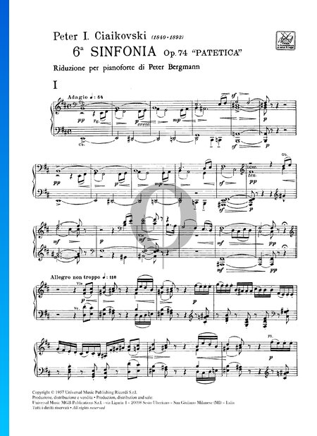 Symphony No. 6 in B Minor, Op. 74 (Pathétique): 1. Adagio