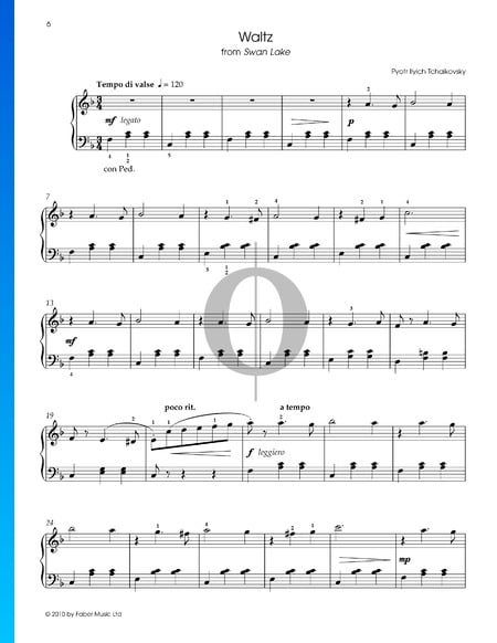 Waltz (Swan Lake) Sheet Music