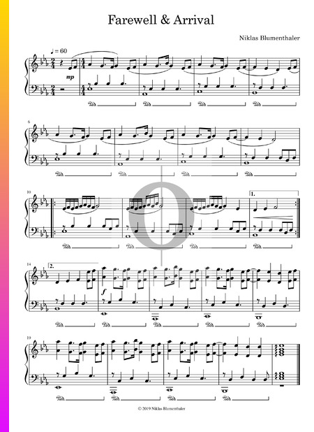 Farewell & Arrival Sheet Music